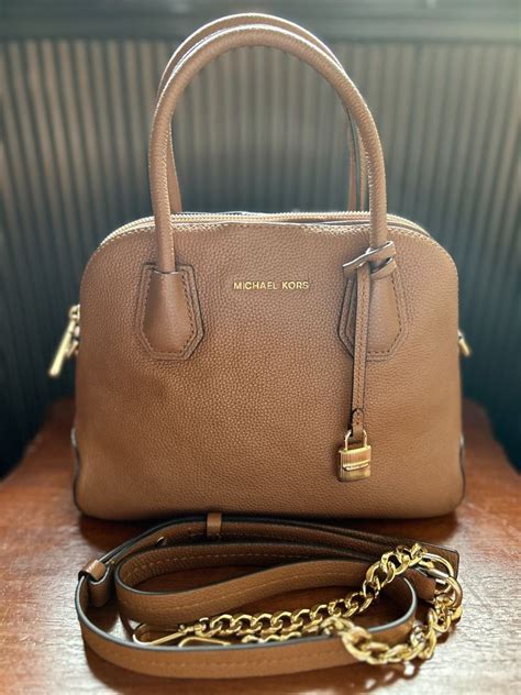 michael kors studio mercer large logo dome satchel|michael michael kors mercer large dome satchel .